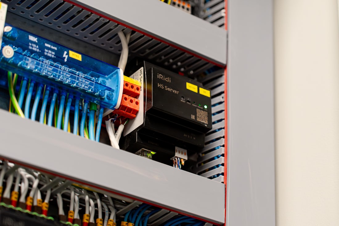 Industrial control panel used for installed hardware matching